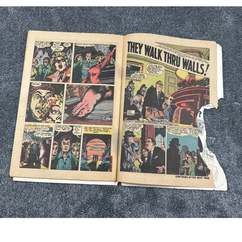 Beware 8 Marvel Comics 1974 The Thing That Stalks Skull Valley Bronze Age Horror